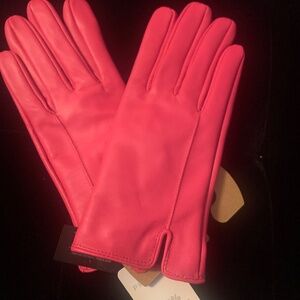 Ladies Spring Leather Gloves Sz. L